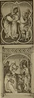 An illustration from L'art religieux de la fin du moyen âge en France; (1908)