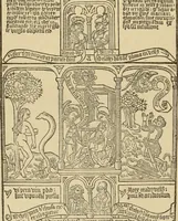 An illustration from L'art religieux de la fin du moyen âge en France; (1908)