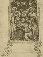 An illustration from L'art religieux de la fin du moyen âge en France; (1908)