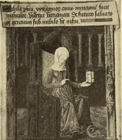 An illustration from L'art religieux de la fin du moyen âge en France; (1908)