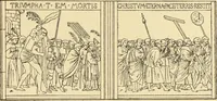An illustration from L'art religieux de la fin du moyen âge en France; (1908)