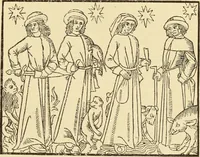 An illustration from L'art religieux de la fin du moyen âge en France; (1908)