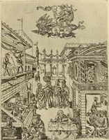 An illustration from L'art religieux de la fin du moyen âge en France; (1908)