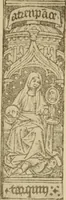 An illustration from L'art religieux de la fin du moyen âge en France; (1908)
