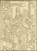 An illustration from L'art religieux de la fin du moyen âge en France; (1908)