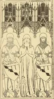 An illustration from L'art religieux de la fin du moyen âge en France; (1908)