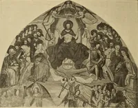 An illustration from L'art religieux de la fin du moyen âge en France; (1908)