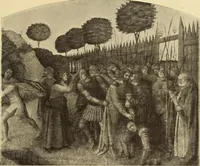 An illustration from L'art religieux de la fin du moyen âge en France; (1908)