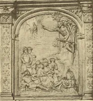 An illustration from L'art religieux de la fin du moyen âge en France; (1908)