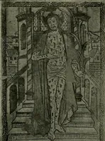 An illustration from L'art religieux de la fin du Moyen Age en France : étude sur l'iconographie du Moyen Age et sur ses sources d'inspiration (1922)