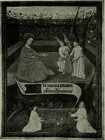 An illustration from L'art religieux de la fin du Moyen Age en France : étude sur l'iconographie du Moyen Age et sur ses sources d'inspiration (1922)