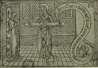 An illustration from L'art religieux de la fin du Moyen Age en France : étude sur l'iconographie du Moyen Age et sur ses sources d'inspiration (1922)