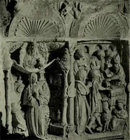 An illustration from L'art religieux de la fin du Moyen Age en France : étude sur l'iconographie du Moyen Age et sur ses sources d'inspiration (1922)