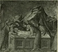 An illustration from L'art religieux de la fin du Moyen Age en France : étude sur l'iconographie du Moyen Age et sur ses sources d'inspiration (1922)