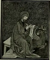 An illustration from L'art religieux de la fin du Moyen Age en France : étude sur l'iconographie du Moyen Age et sur ses sources d'inspiration (1922)