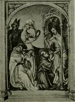 An illustration from L'art religieux de la fin du Moyen Age en France : étude sur l'iconographie du Moyen Age et sur ses sources d'inspiration (1922)