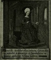 An illustration from L'art religieux de la fin du Moyen Age en France : étude sur l'iconographie du Moyen Age et sur ses sources d'inspiration (1922)
