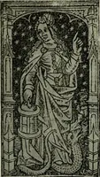 An illustration from L'art religieux de la fin du Moyen Age en France : étude sur l'iconographie du Moyen Age et sur ses sources d'inspiration (1922)