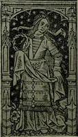 An illustration from L'art religieux de la fin du Moyen Age en France : étude sur l'iconographie du Moyen Age et sur ses sources d'inspiration (1922)