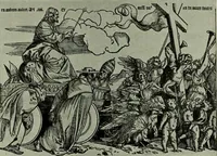 An illustration from L'art religieux de la fin du Moyen Age en France : étude sur l'iconographie du Moyen Age et sur ses sources d'inspiration (1922)