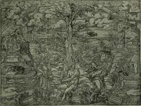 An illustration from L'art religieux de la fin du Moyen Age en France : étude sur l'iconographie du Moyen Age et sur ses sources d'inspiration (1922)