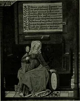 An illustration from L'art religieux de la fin du Moyen Age en France : étude sur l'iconographie du Moyen Age et sur ses sources d'inspiration (1922)