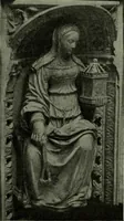 An illustration from L'art religieux de la fin du Moyen Age en France : étude sur l'iconographie du Moyen Age et sur ses sources d'inspiration (1922)