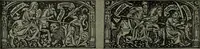 An illustration from L'art religieux de la fin du Moyen Age en France : étude sur l'iconographie du Moyen Age et sur ses sources d'inspiration (1922)