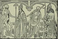 An illustration from L'art religieux de la fin du Moyen Age en France : étude sur l'iconographie du Moyen Age et sur ses sources d'inspiration (1922)