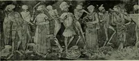 An illustration from L'art religieux de la fin du Moyen Age en France : étude sur l'iconographie du Moyen Age et sur ses sources d'inspiration (1922)