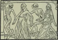 An illustration from L'art religieux de la fin du Moyen Age en France : étude sur l'iconographie du Moyen Age et sur ses sources d'inspiration (1922)