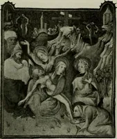 An illustration from L'art religieux de la fin du Moyen Age en France : étude sur l'iconographie du Moyen Age et sur ses sources d'inspiration (1922)