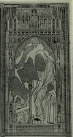 An illustration from L'art religieux de la fin du Moyen Age en France : étude sur l'iconographie du Moyen Age et sur ses sources d'inspiration (1922)