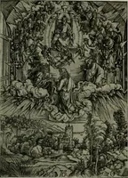 An illustration from L'art religieux de la fin du Moyen Age en France : étude sur l'iconographie du Moyen Age et sur ses sources d'inspiration (1922)