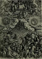 An illustration from L'art religieux de la fin du Moyen Age en France : étude sur l'iconographie du Moyen Age et sur ses sources d'inspiration (1922)