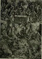 An illustration from L'art religieux de la fin du Moyen Age en France : étude sur l'iconographie du Moyen Age et sur ses sources d'inspiration (1922)