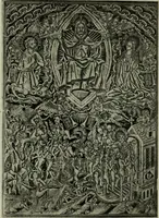 An illustration from L'art religieux de la fin du Moyen Age en France : étude sur l'iconographie du Moyen Age et sur ses sources d'inspiration (1922)