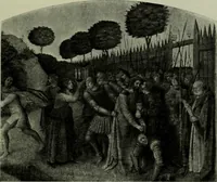 An illustration from L'art religieux de la fin du Moyen Age en France : étude sur l'iconographie du Moyen Age et sur ses sources d'inspiration (1922)