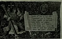 An illustration from L'art religieux de la fin du moyen âge en France; étude sur l'iconographie du moyen âge et sur ses sources d'inspiration; (1908)