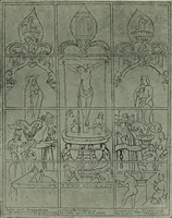 Picture 44 of 244 from L'art religieux de la fin du moyen âge en France; étude sur l'iconographie du moyen âge et sur ses sources d'inspiration; (1908), leaf 122
