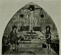 An illustration from L'art religieux de la fin du moyen âge en France; étude sur l'iconographie du moyen âge et sur ses sources d'inspiration; (1908)