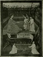 An illustration from L'art religieux de la fin du moyen âge en France; étude sur l'iconographie du moyen âge et sur ses sources d'inspiration; (1908)