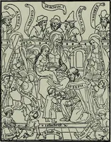 An illustration from L'art religieux de la fin du moyen âge en France; étude sur l'iconographie du moyen âge et sur ses sources d'inspiration; (1908)