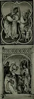 An illustration from L'art religieux de la fin du moyen âge en France; étude sur l'iconographie du moyen âge et sur ses sources d'inspiration; (1908)