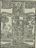 An illustration from L'art religieux de la fin du moyen âge en France; étude sur l'iconographie du moyen âge et sur ses sources d'inspiration; (1908)