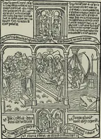 An illustration from L'art religieux de la fin du moyen âge en France; étude sur l'iconographie du moyen âge et sur ses sources d'inspiration; (1908)