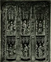 An illustration from L'art religieux de la fin du moyen âge en France; étude sur l'iconographie du moyen âge et sur ses sources d'inspiration; (1908)