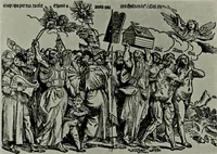 An illustration from L'art religieux de la fin du moyen âge en France; étude sur l'iconographie du moyen âge et sur ses sources d'inspiration; (1908)
