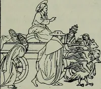 An illustration from L'art religieux de la fin du moyen âge en France; étude sur l'iconographie du moyen âge et sur ses sources d'inspiration; (1908)