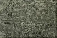 An illustration from L'art religieux de la fin du moyen âge en France; étude sur l'iconographie du moyen âge et sur ses sources d'inspiration; (1908)
